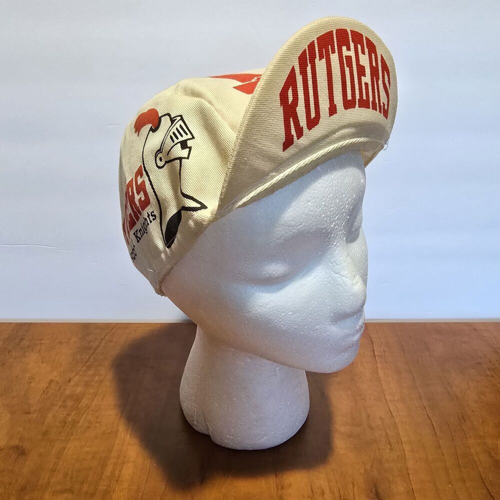 Vintage Kappit 80s 90s Collegiate Cyclist Series Rutgers University Cap OS